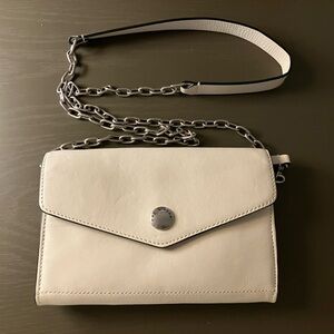 RAG&BONE White Leather Clutch